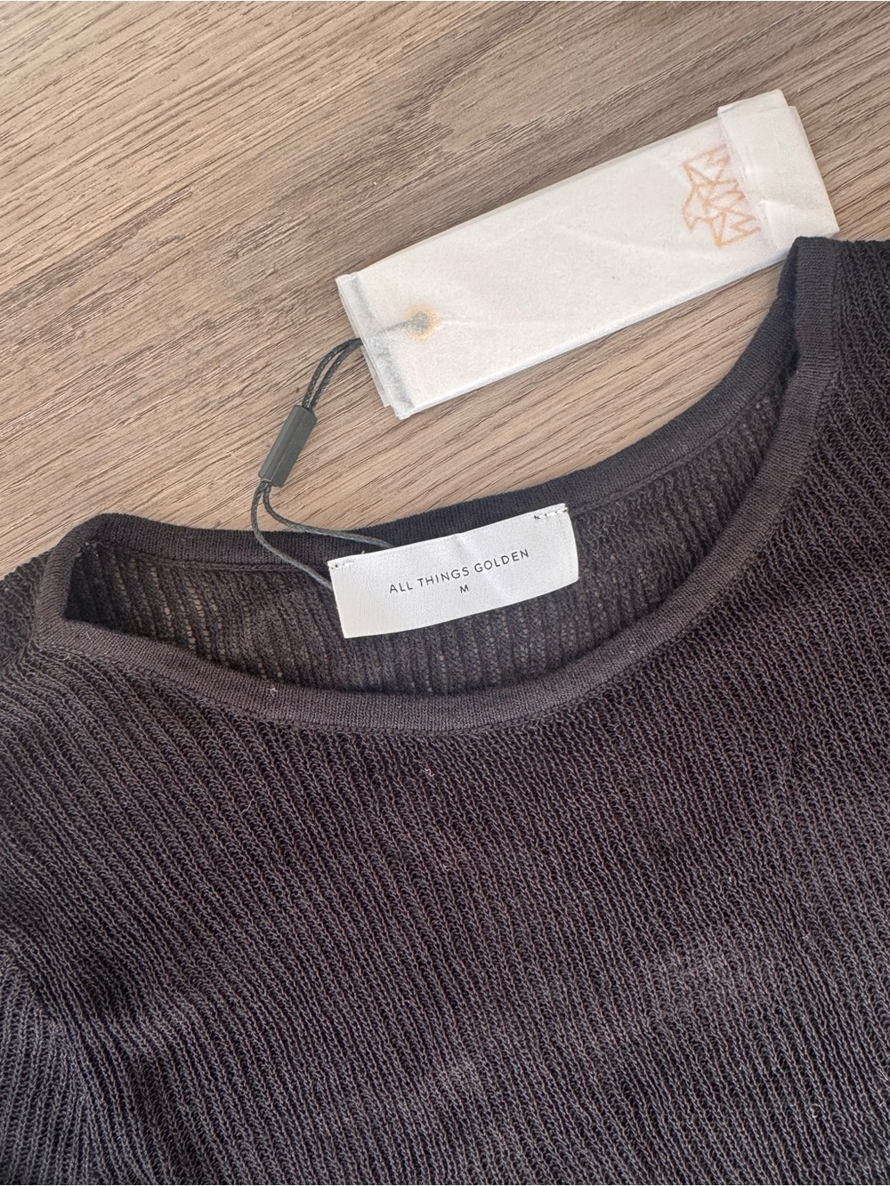 All Things Golden Cropped Knitted Long Sleeve - Picture 2 of 6